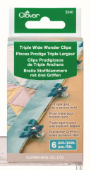 Clover Triple Wide Wonder Clips (6 Stück)