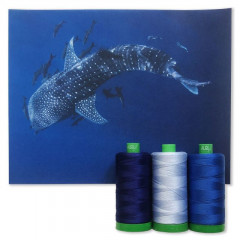 Aurifil 40wt Cotton Color Builder - Whale Shark