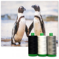 Aurifil 40wt Cotton Color Builder - African Penguin