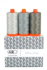 Aurifil 50wt Cotton Color Builder - Milan Grey