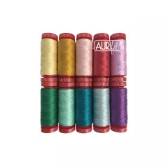 Aurifil 12wt Set - Big Stitch Hand Quilting by Sarah Fielke