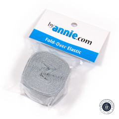 ByAnnie's Fold Over Elastic - Pewter ByAnnie's Fold Over Elastic - Pewter