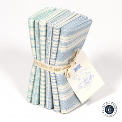 Tilda Fat Quarter Bundle - Tea Towel Basic Blue Teal