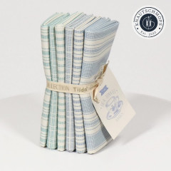 Tilda Fat Quarter Bundle - Tea Towel Basic Blue Teal