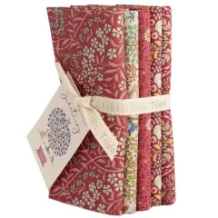 Tilda Fat Quarter Bundle - Sanctuary - Maroon Rhubarb