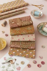 Tilda Fat Quarter Bundle - Sanctuary - Caramel