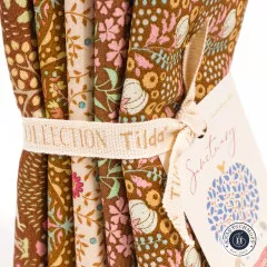 Tilda Fat Quarter Bundle - Sanctuary - Caramel