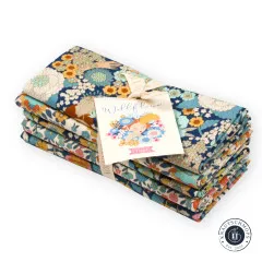 Tilda Fat Quarter Bundle - Wallflower - Blue Tilda Fat Quarter Bundle - Wallflower - Blue