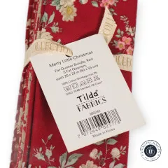 Tilda Fat Quarter Bundle - Merry Little Christmas - Red