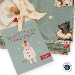 Tilda Fat Quarter Bundle - Merry Little Christmas - Duck Egg