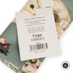 Tilda Fat Quarter Bundle - Merry Little Christmas - Duck Egg