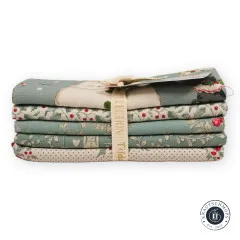 Tilda Fat Quarter Bundle - Merry Little Christmas - Duck Egg