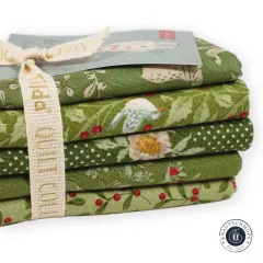 Tilda Fat Quarter Bundle - Merry Little Christmas - Green