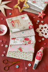 Tilda Fat Quarter Bundle - Merry Little Christmas - Cream