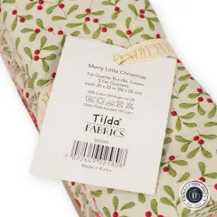 Tilda Fat Quarter Bundle - Merry Little Christmas - Cream