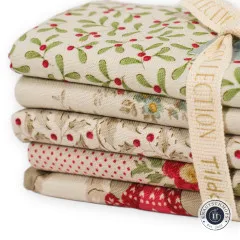 Tilda Fat Quarter Bundle - Merry Little Christmas - Cream