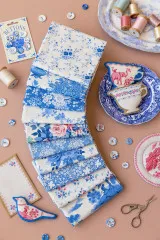 Tilda Fat Quarter Bundle - Something Blue - Light