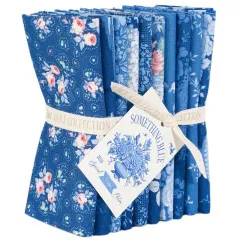 Tilda Fat Quarter Bundle - Something Blue - Dark