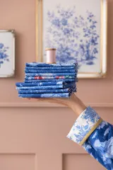 Tilda Fat Quarter Bundle - Something Blue - Dark