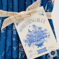 Tilda Fat Quarter Bundle - Something Blue - Dark