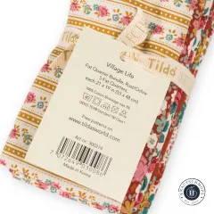 Tilda Fat Quarter Bundle - Village Life - Rust/Ochre