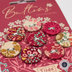 Tilda Knöpfe - Sanctuary - rot