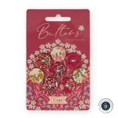 Tilda Knöpfe - Sanctuary - rot