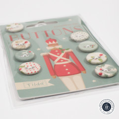 Tilda Knöpfe - Merry Little Christmas - 16mm