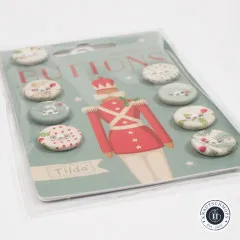 Tilda Knöpfe - Merry Little Christmas - 16mm