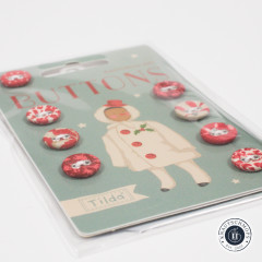 Tilda Knöpfe - Merry Little Christmas - 12mm