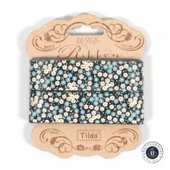 Designband Tilda Tell Memory Lane - schiefer gemustert