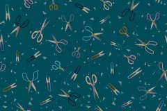 Canvas Ruby Star Society Darlings 2 - Scissors Teal