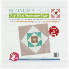 Its Sew Emma Quilt Block Foundation Paper (FPP) - 12x12 inch Economy Plus From Lori Holt