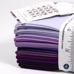 Moda Bella Solids Fat Quarter Bundle - Violett