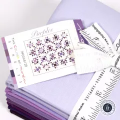 Moda Bella Solids Fat Quarter Bundle - Violett