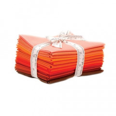 Moda Bella Solids Fat Quarter Bundle - Orange