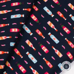 Cotton&Steel Fabrics - Mini Market - Flamin' Hot - Amazin Blazin