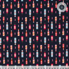 Cotton&Steel Fabrics - Mini Market - Flamin' Hot - Amazin Blazin Cotton&Steel Fabrics - Mini Market - Flamin' Hot - Amazin Blazin