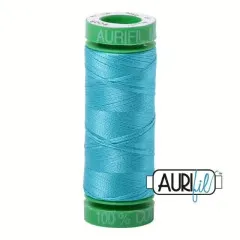 Aurifil 40wt Baumwollgarn - Bright Turquoise