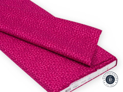 Riley Blake Baumwoll Designerstoff - Fragrant Fields - Hot Pink (25cm-Rest)