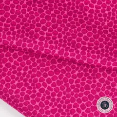 Riley Blake Baumwoll Designerstoff - Fragrant Fields - Hot Pink