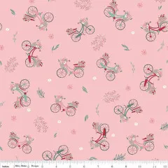 Riley Blake Baumwoll Designerstoff - Berry Market - Bicycles Frosting Riley Blake Baumwoll Designerstoff - Berry Market - Bicycles Frosting