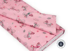 Riley Blake Baumwoll Designerstoff - Berry Market - Bicycles Frosting