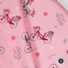 Riley Blake Baumwoll Designerstoff - Berry Market - Bicycles Frosting