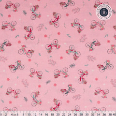 Riley Blake Baumwoll Designerstoff - Berry Market - Bicycles Frosting