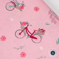 Riley Blake Baumwoll Designerstoff - Berry Market - Bicycles Frosting Riley Blake Baumwoll Designerstoff - Berry Market - Bicycles Frosting