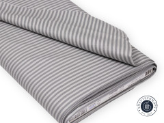 Riley Blake Baumwoll Designerstoff - 1/8"e; Tonal Stripe - Gray (55cm-Rest) Riley Blake Baumwoll Designerstoff - 1/8"e; Tonal Stripe - Gray (55cm-Rest)