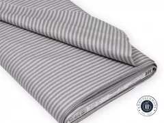 Riley Blake Baumwoll Designerstoff - 1/8 Tonal Stripe - Gray