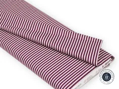 Riley Blake Baumwoll Designerstoff - 1/8&quote; Stripe - Sangria