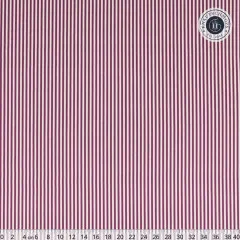 Riley Blake Baumwoll Designerstoff - 1/8&quote; Stripe - Sangria